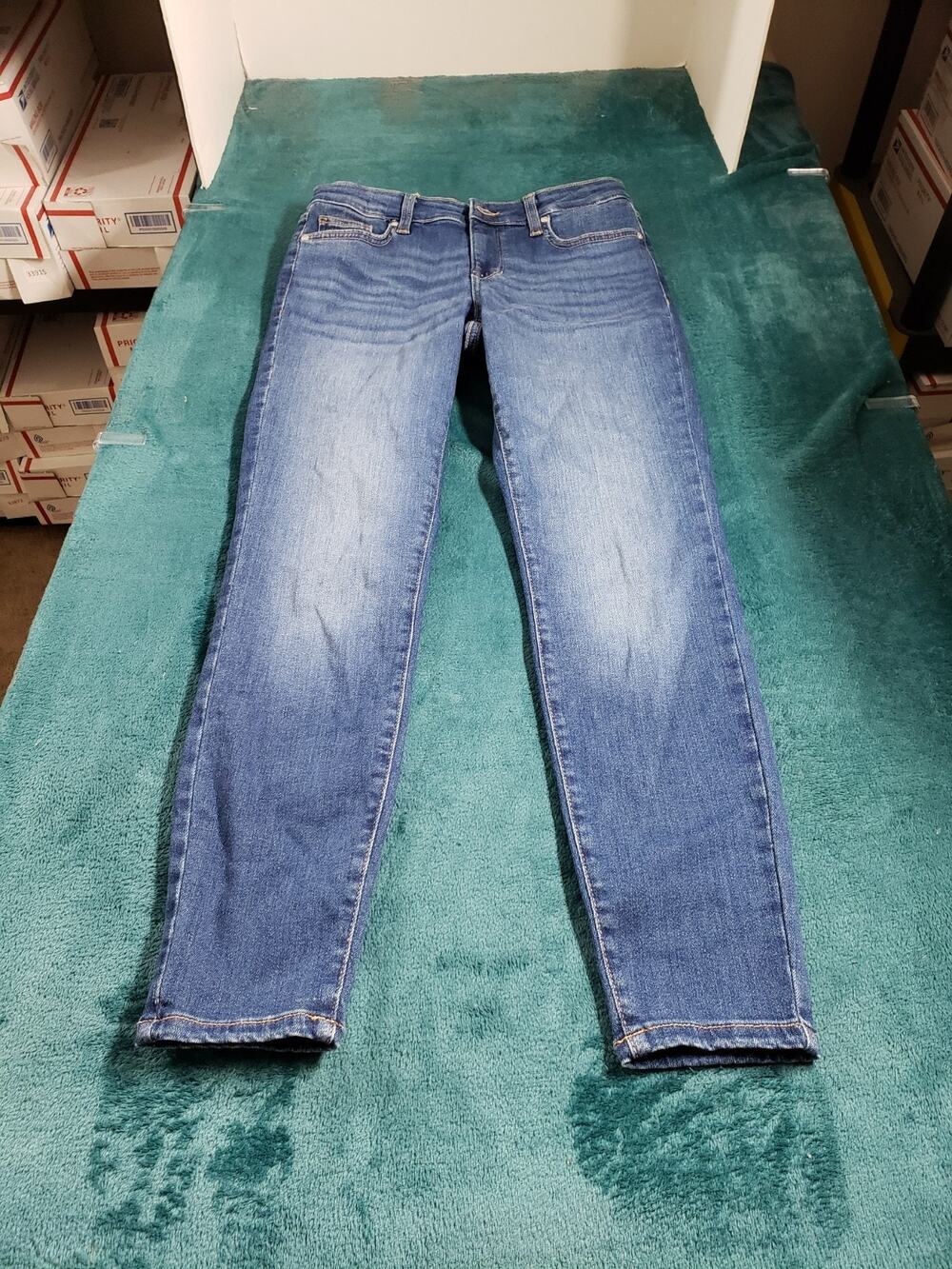 Guess Jeans Size 28 Womens Blue Pants Ladies Denim Mid Rise Ankle Skinny